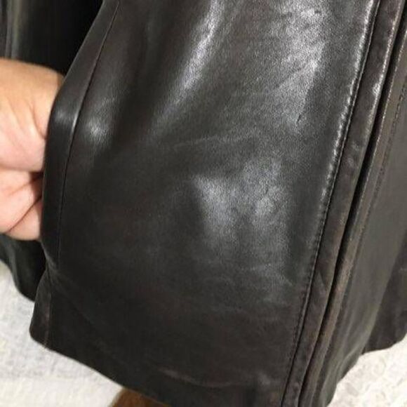 Avanti VTG  Dark Brown Leather Jacket Size Large - Picture 9 of 12